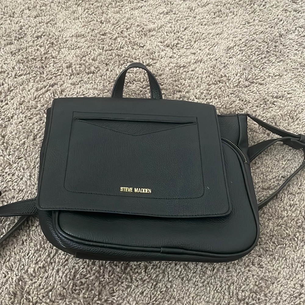 Steve Madden Black Backpack